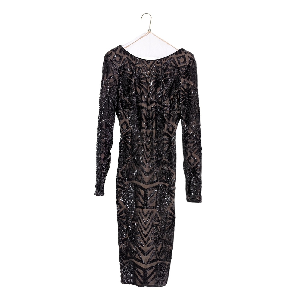Dress the Population Long Sleeve Dress